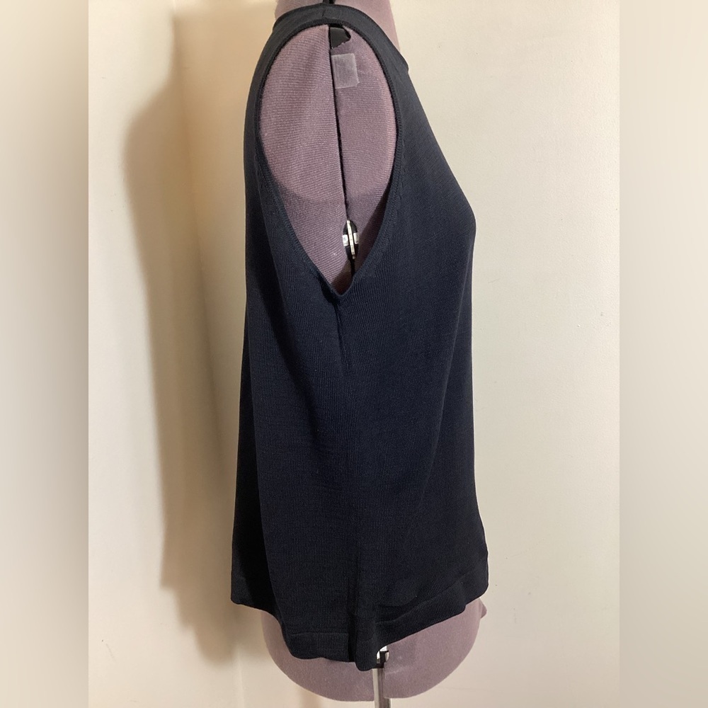 Maille Ishyu Silk Capsule Knit Tank Sz L Classic Basic Staple Elegant Minimalist - Picture 2 of 13